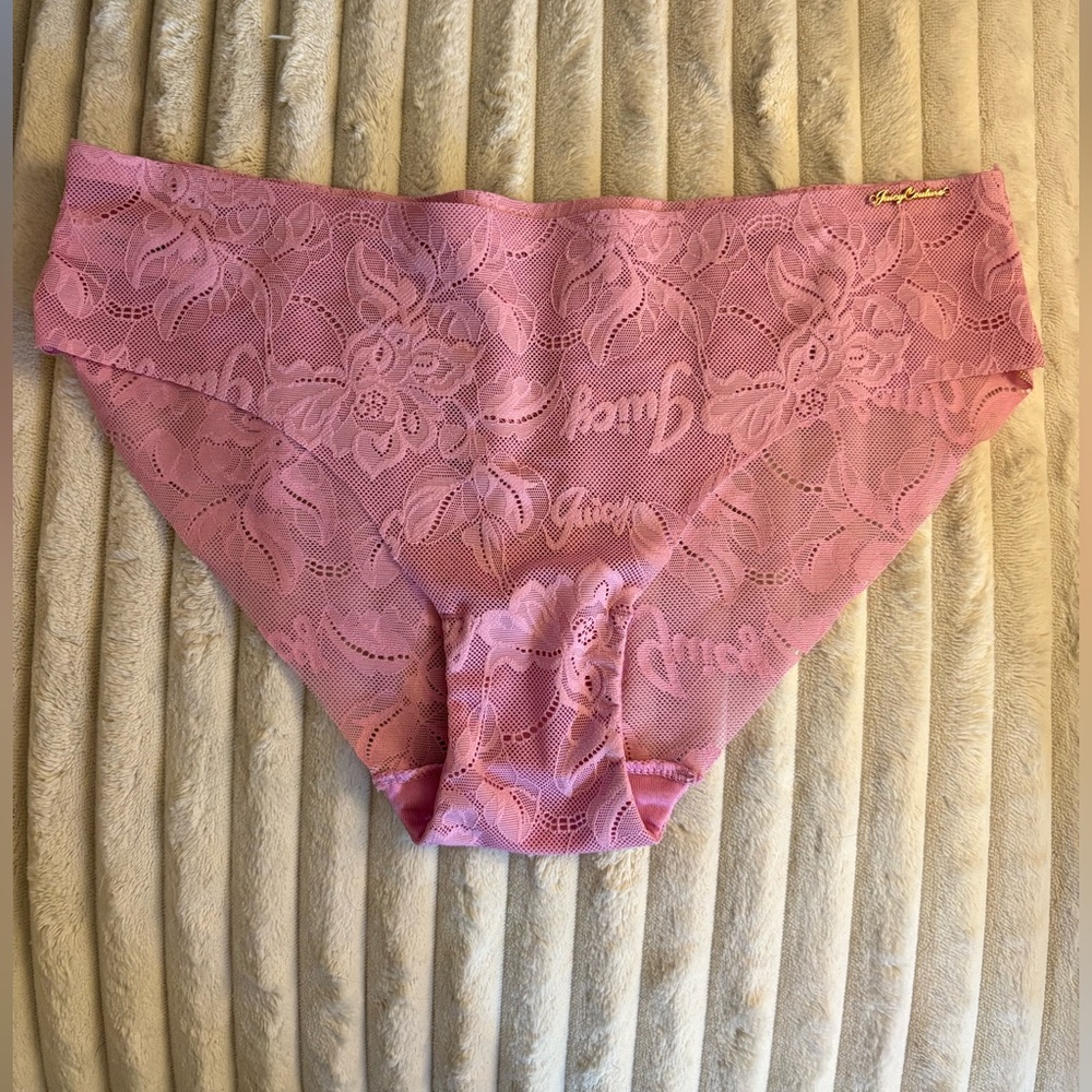Juicy Couture Pink Lace Panties